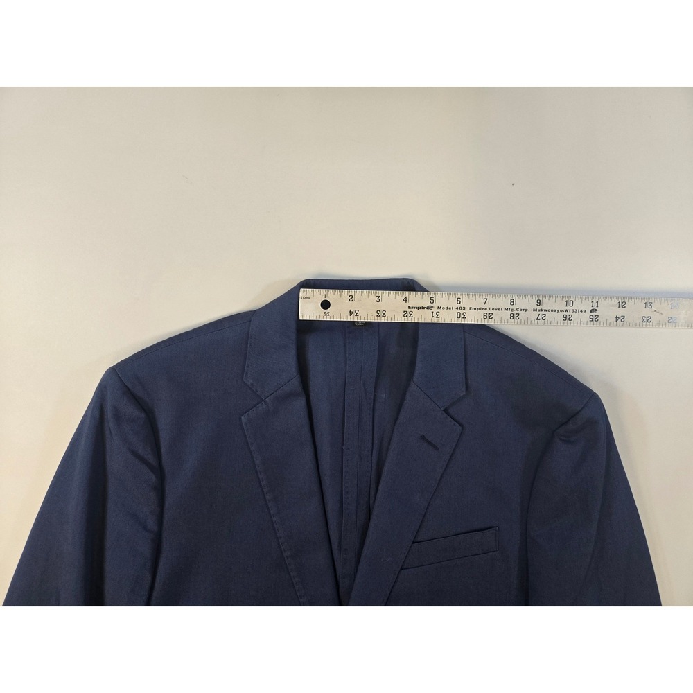 J.Crew Ludlow Blazer 40S Mens Navy Blue Larusmiani Italian Cotton Sport Coat - Picture 7 of 13